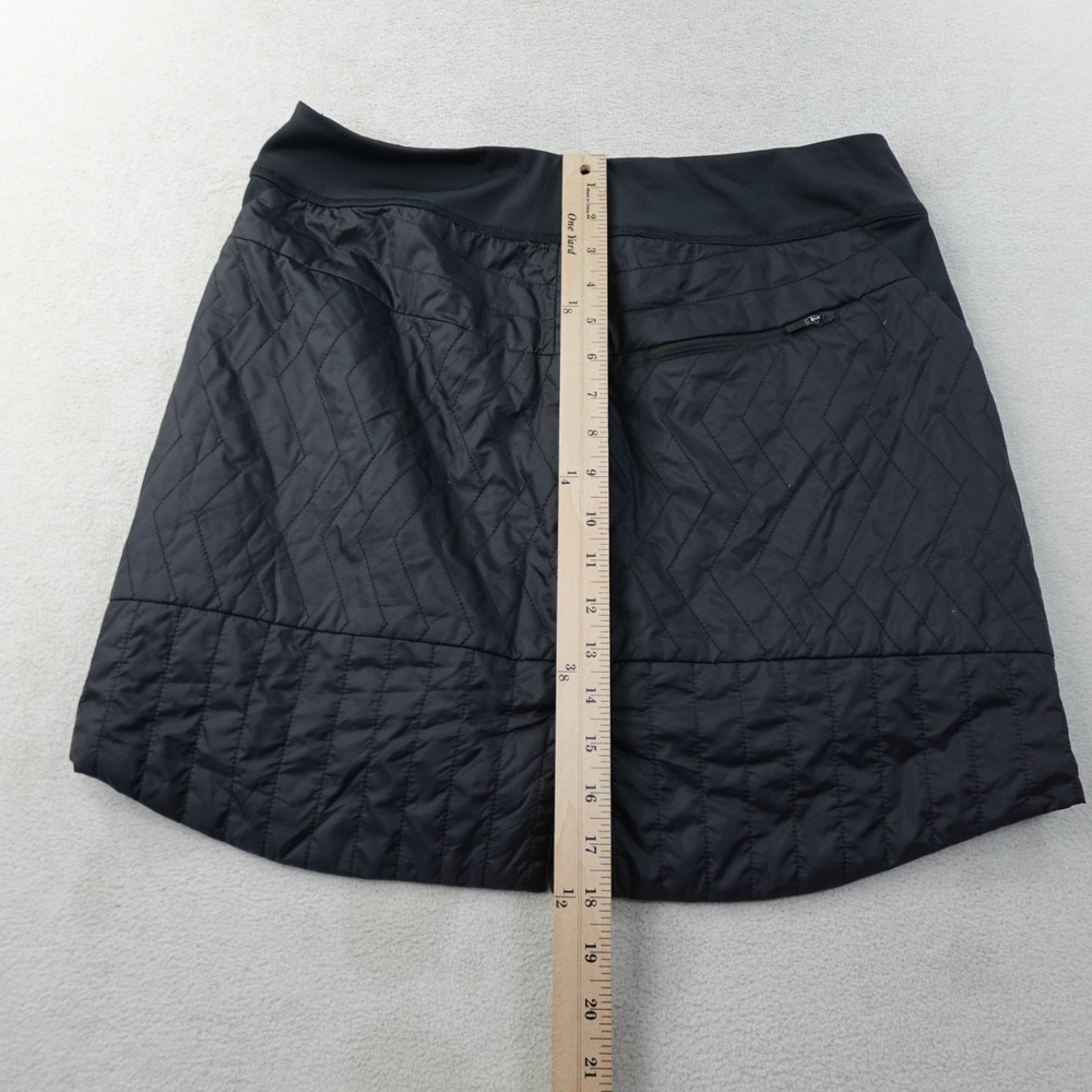 Mountain Hardwear Trekkin Insulated Skirt Womens L Black Quilted Hiking 1616331 - Picture 9 of 10